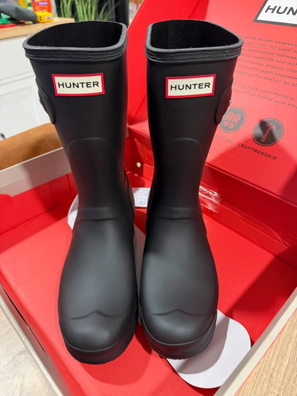 Hunter short original rain boots